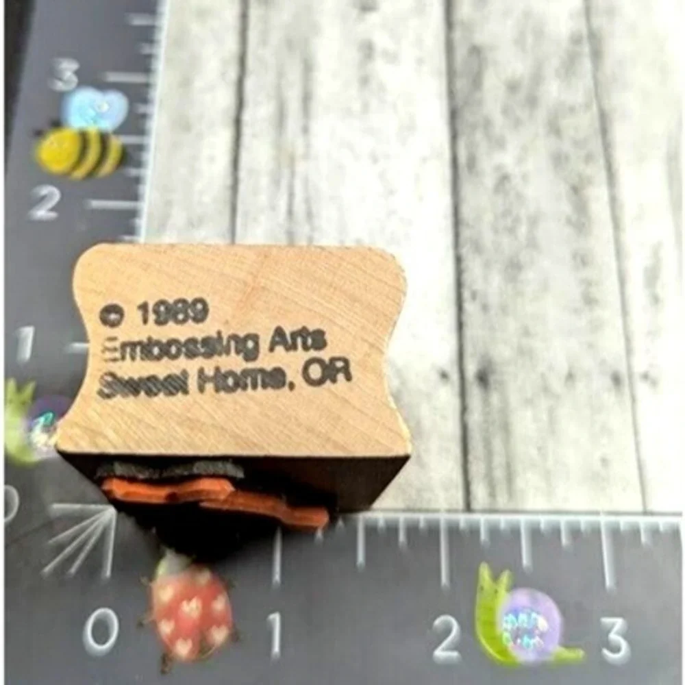 Embossing Arts 1989 Dinosaurs Jurassic Rubber Stamp Wood #B20